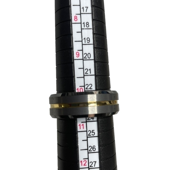 Nuni Jewelry 8mm Tungsten comfort band wedding ring NWT - Picture 5 of 8